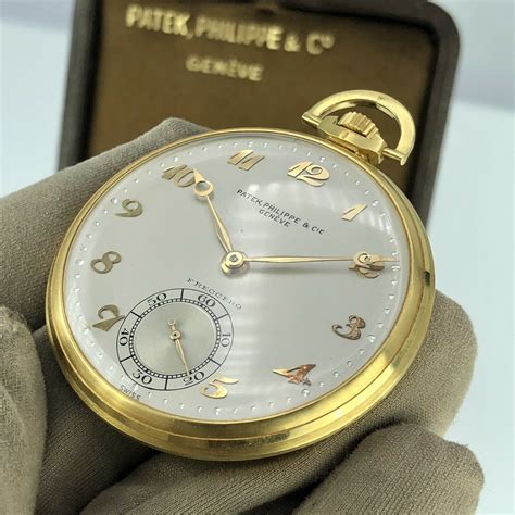 antique patek philippe pocket watch for sale|Patek Philippe pocket watch value.